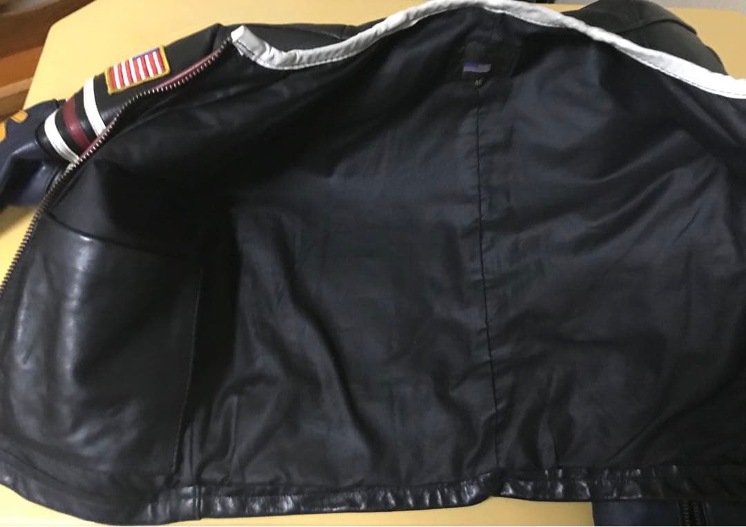 60〜70s ラングリッツレザー キャスケード ビンテージライダース 青