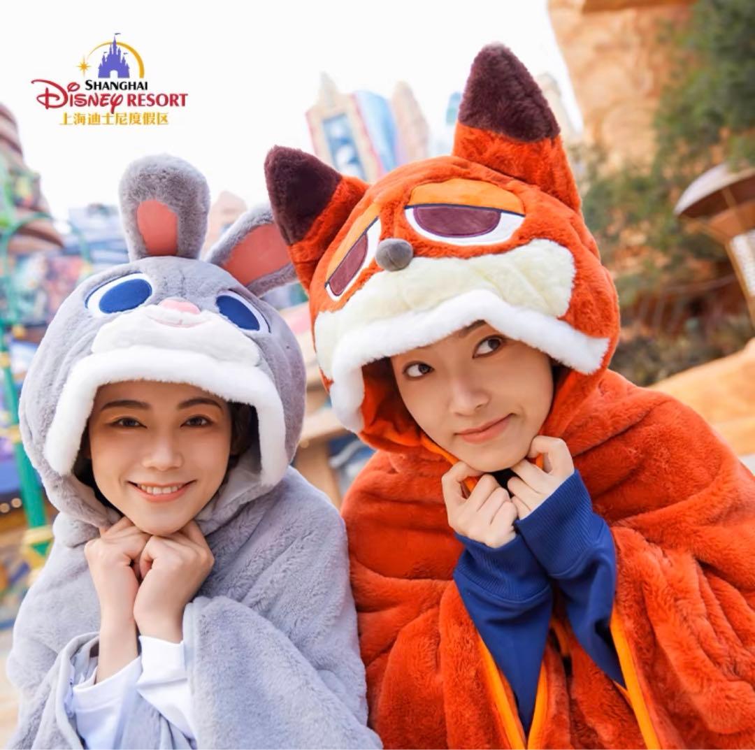 【現地購入☆正規品】 ジュディ　ズートピア　帽子付ブランケット　上海ディズニー