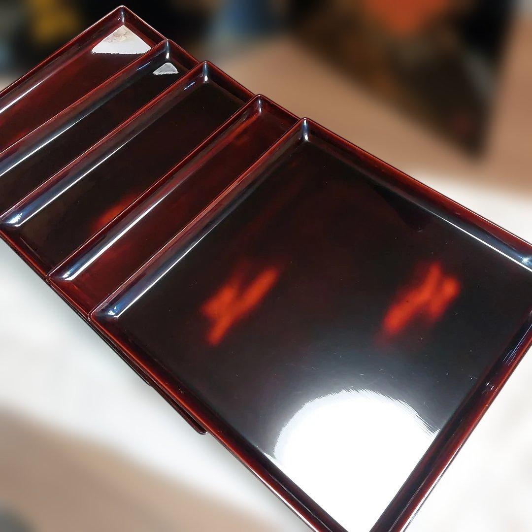 茶道具輪島塗暁四方膳五客 - メルカリ