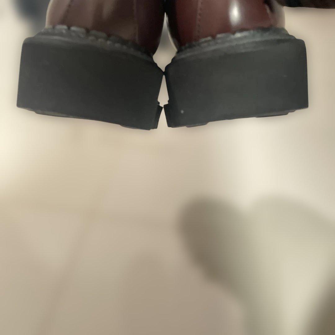 限定値下MAISON SPECIAL ビブラムタンクソールプレーントゥシューズ