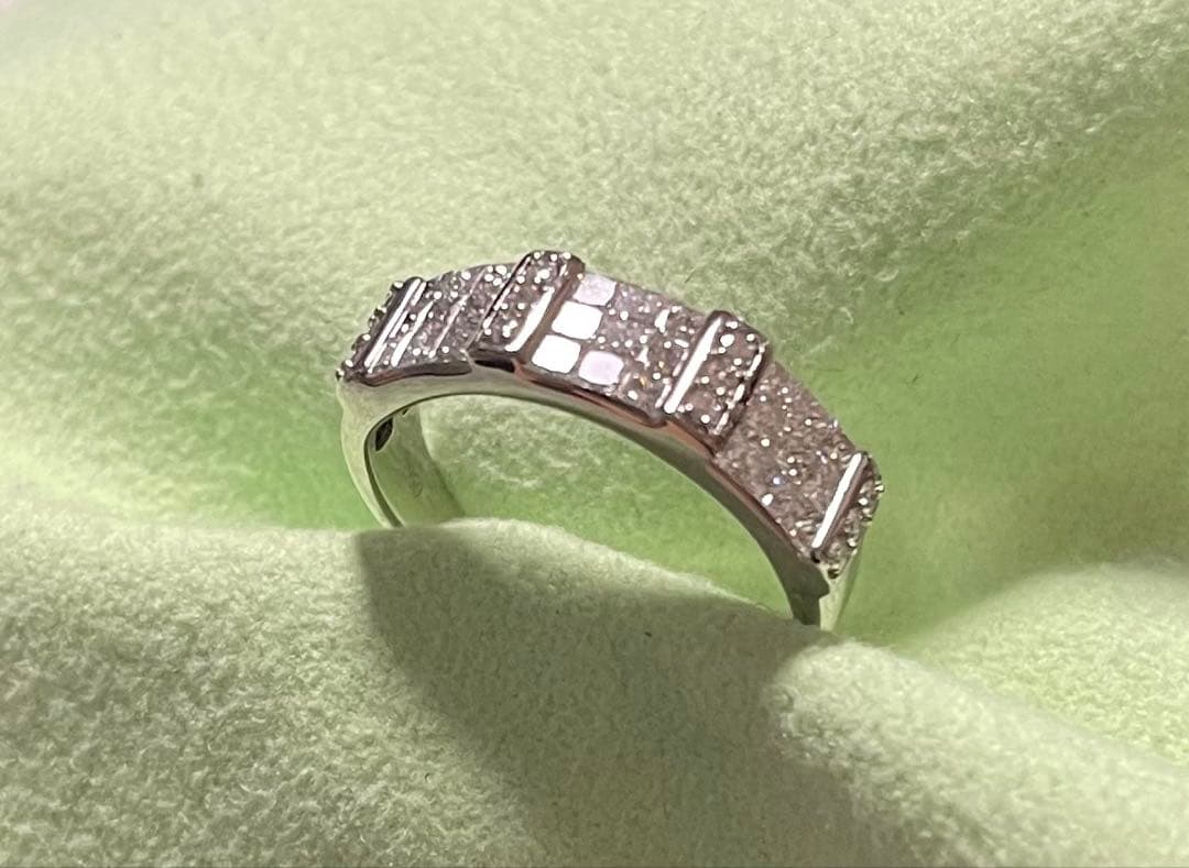 GSTV✴︎ミステリーセッティング✴︎Pt950✴︎13号✴︎