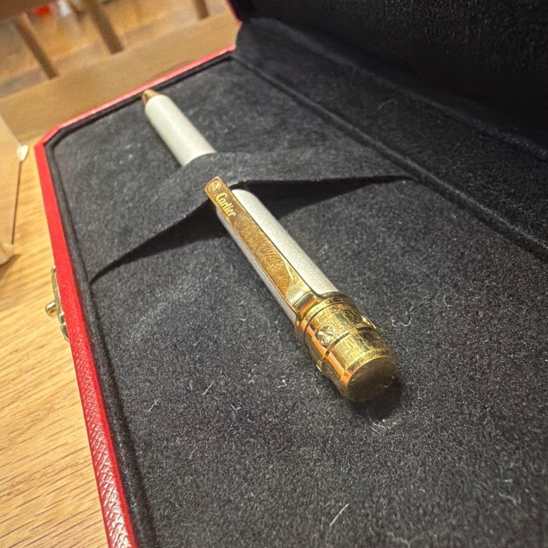 新品未使用】 Cartier ボールペン サントス 本体 専用ケース 箱 付属