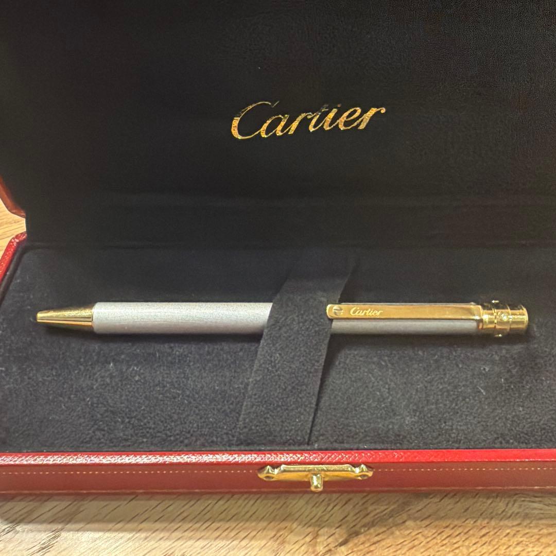 新品未使用】 Cartier ボールペン サントス 本体 専用ケース 箱 付属