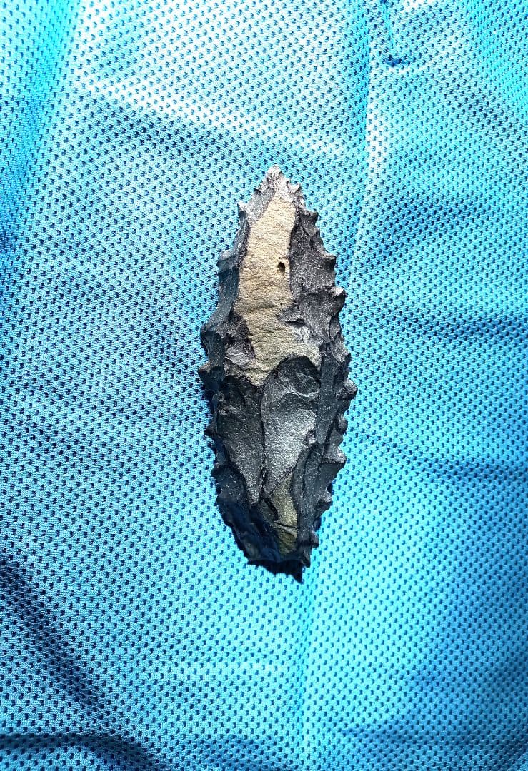 原始時代 尖頭器 360 g 石器 模写 サヌカイト - メルカリ