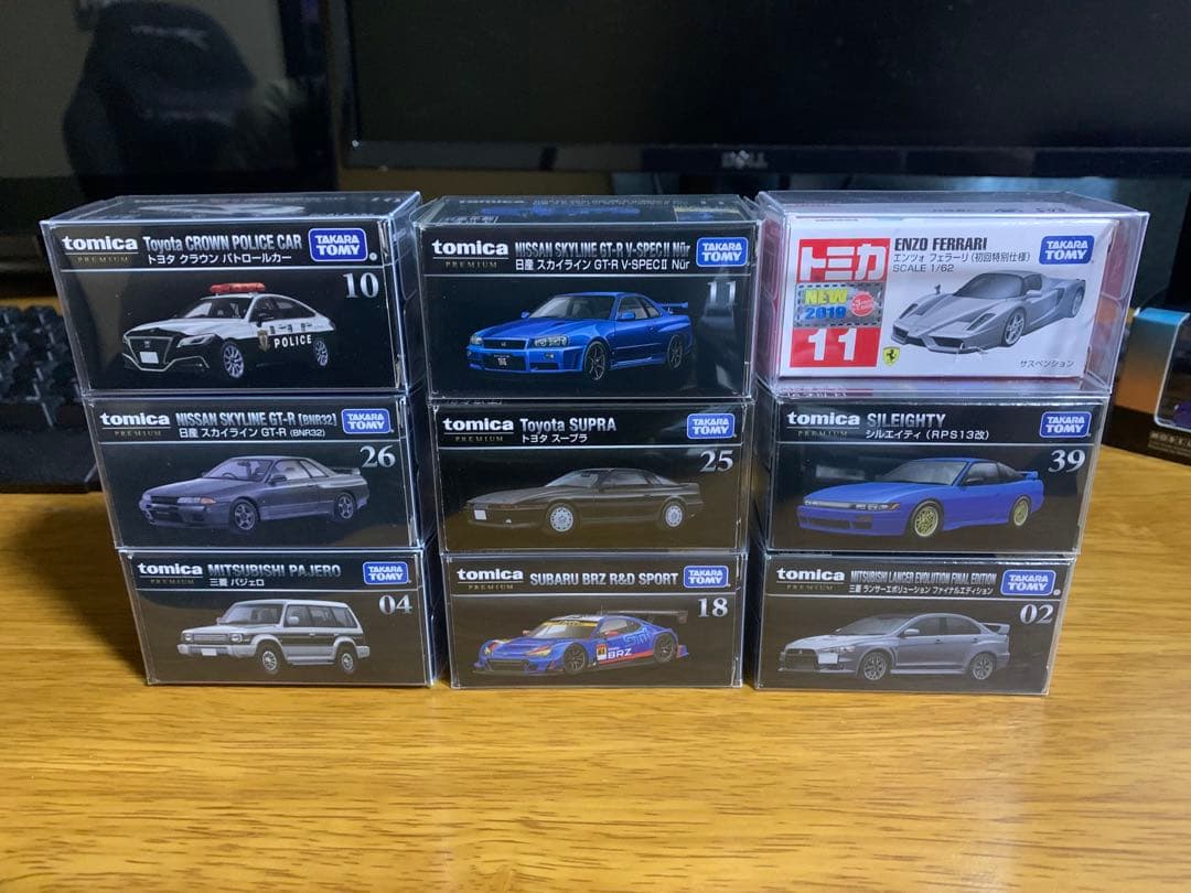 フェラーリ　ランボルギーニ　ポルシェ　アウディ　トヨタ　日産ミニカー21点セット
