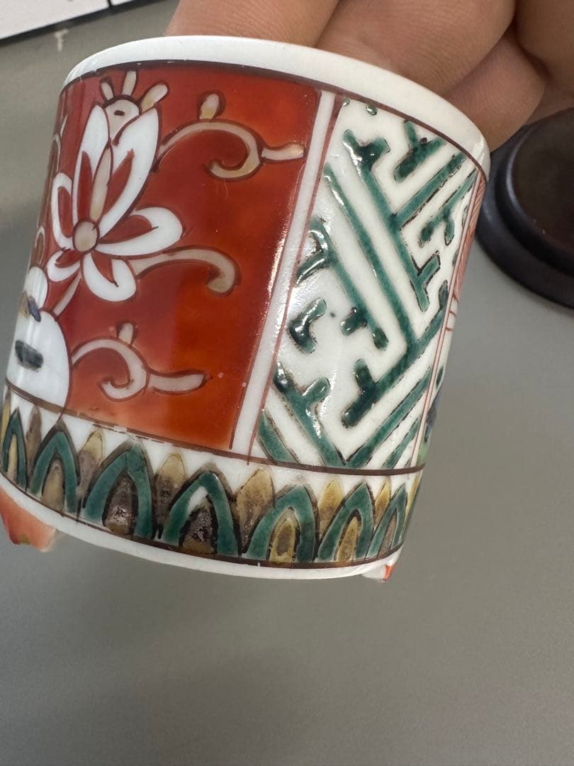 古伊万里赤絵香炉 灰入れ