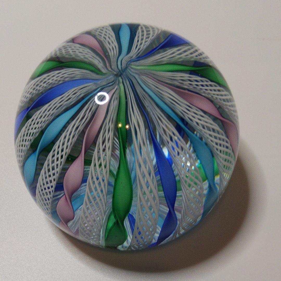 ペーパーウエイト ペーパーウェイト ミルフィオリ ベネチアンガラス