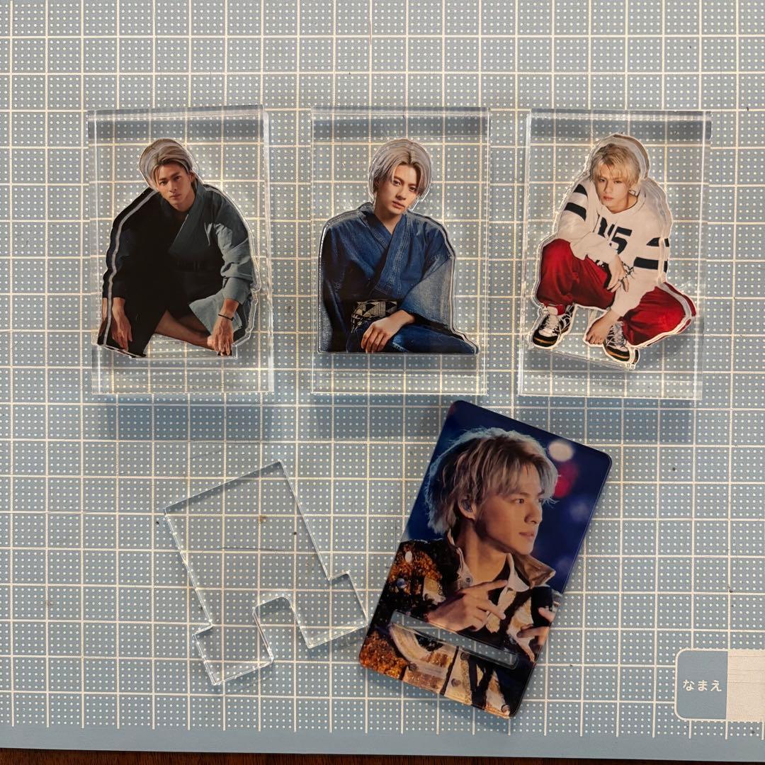 平野紫耀 アクリルブロック スマホスタンド 4点セット - メルカリ