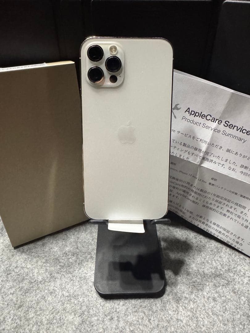 iPhone12 pro 256GB シルバー BT100%, BT正規交換品 - メルカリ