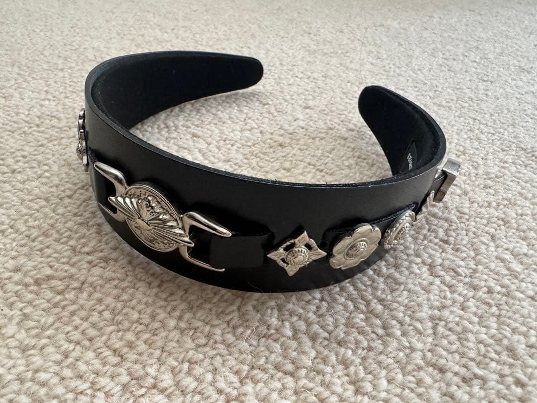 TOGA TOO Leather headband 2 カチューシャ