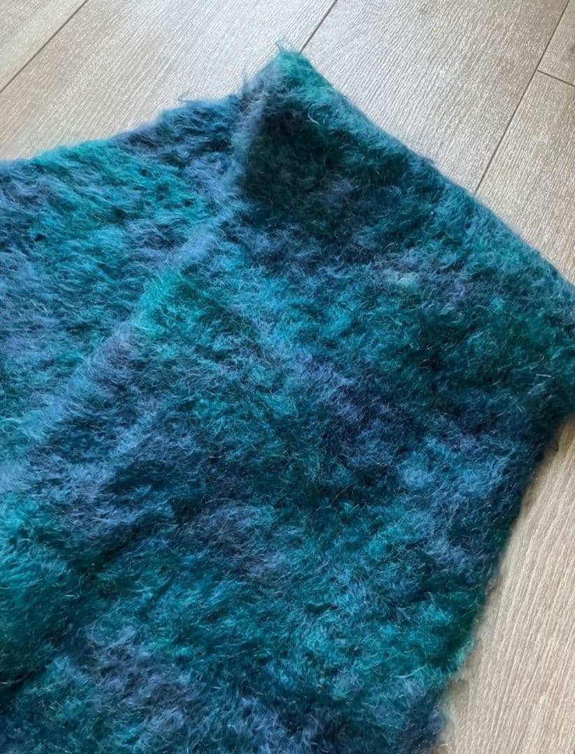 美品】「Adele's MOHAIR (アデーレ モヘア)」大判マフラー