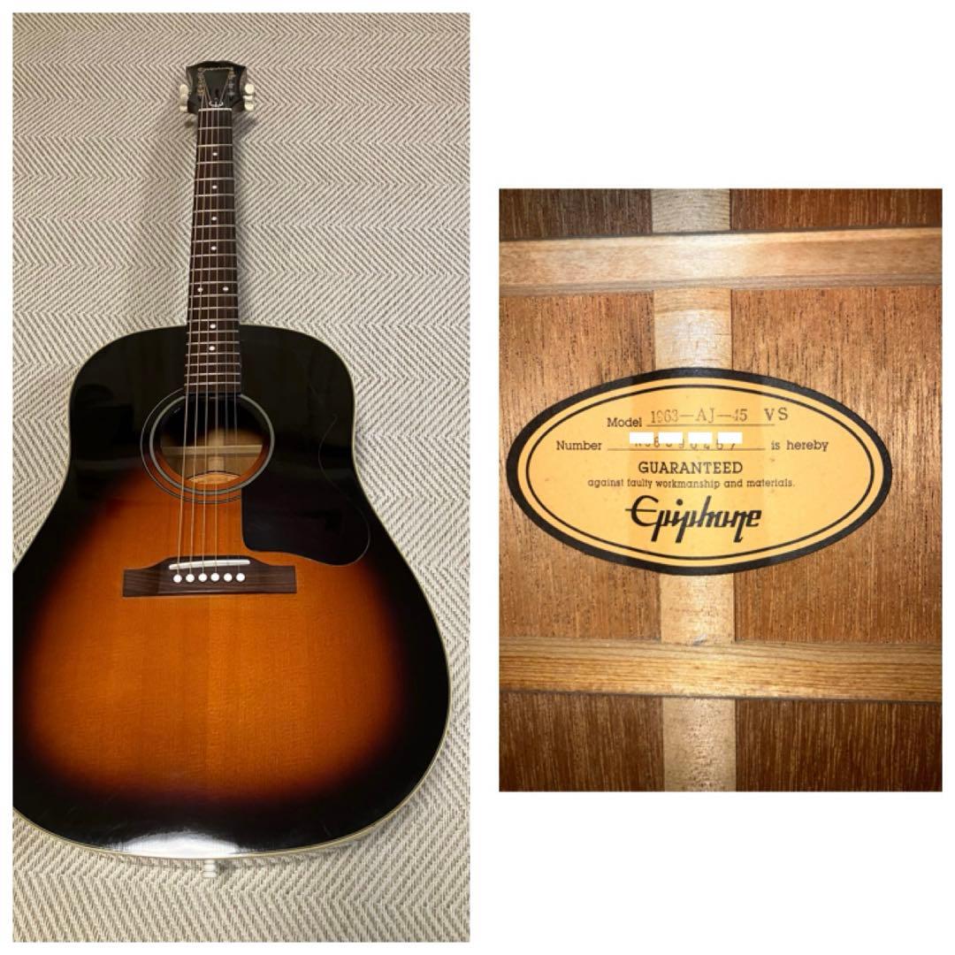 epiphon ￼1963 AJ-45 VS アコギアコースティックギター