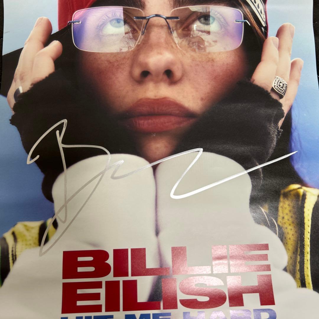 超限定Billie Eilish ビリーアイリッシュ【直筆サイン入り】ポスター