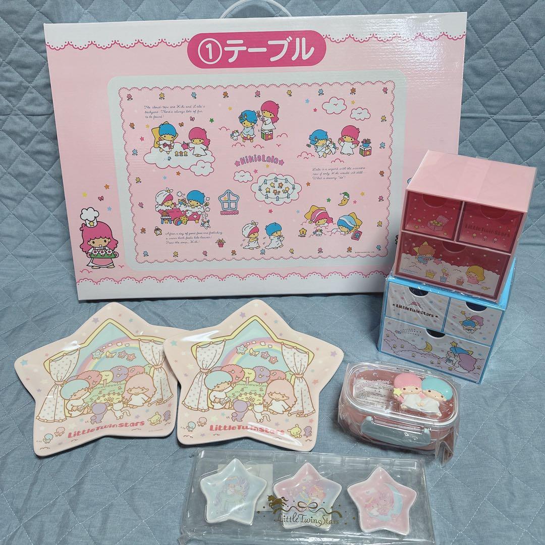 サンリオ❣️激レア　キキララ パフポフ　マスコット　テーブル　プレート　マグ