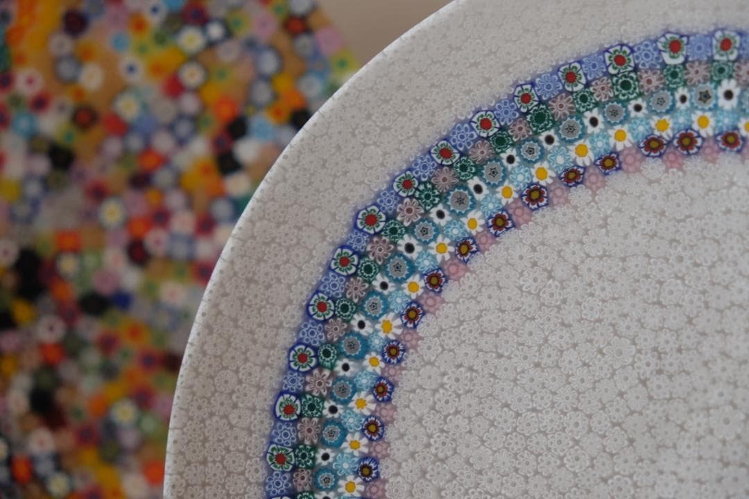 ベネチアンガラス ミルフィオリ 江波冨士子 茶碗 舩木倭帆/黒木国昭