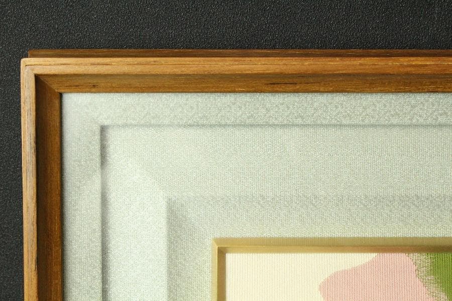 堂本印象 つづれ松 染め裂 額装 西陣 呉服屋蔵 美品(K-LC935) - メルカリ