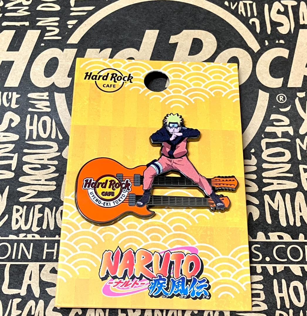 値下☆ハードロックカフェ◆5店舗・6点◆NARUTO ナルト 【限定】ピンバッジ