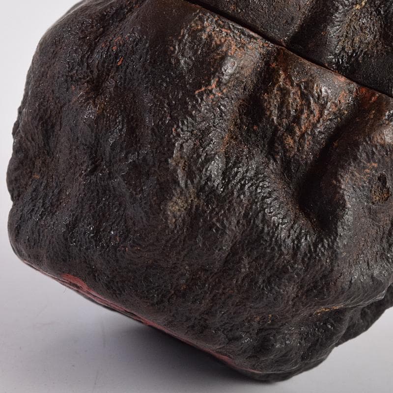 茶道具　乾漆　香合　花押あり　在銘　書付共箱　V　R8882