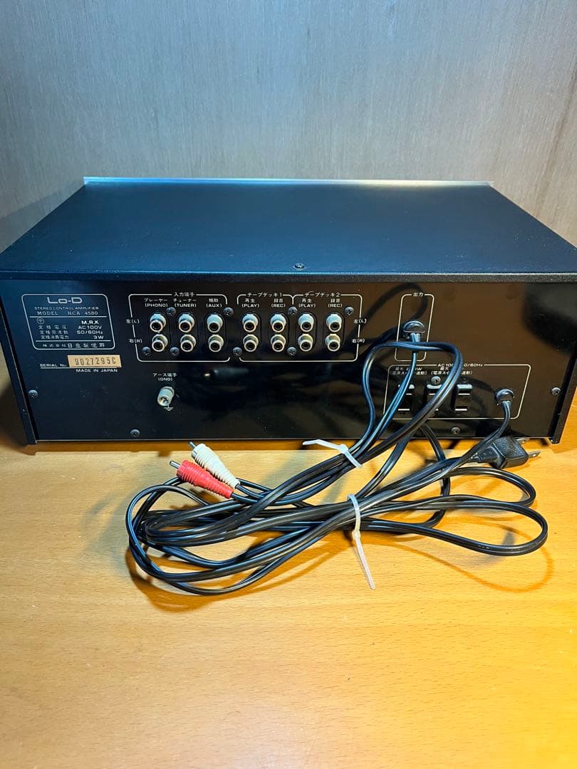 日立Lo-D HCA-4580 HMA-4580 FT-580 通電ok アンプ