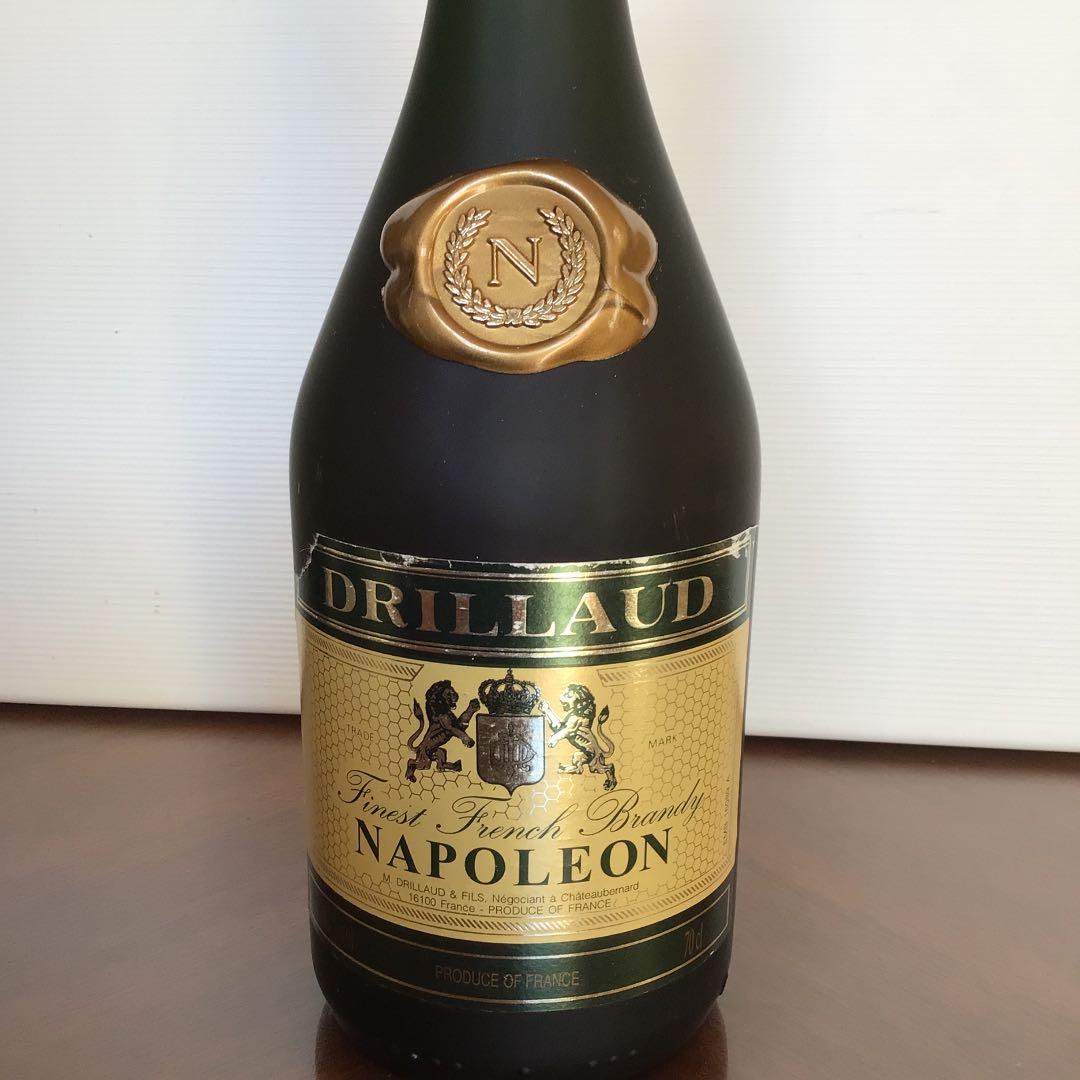 DRILLAUD NAPOLEON ブランデー 1L,40% not yet . plug * old sake