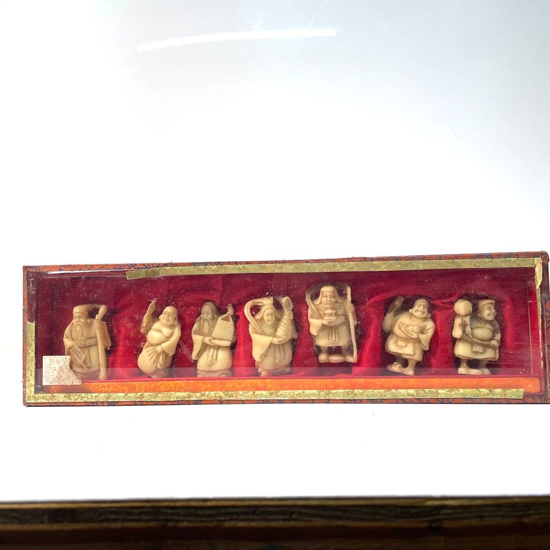 中國 置物 七福神 縁起物 置物 古美術 仏像 アンティーク 骨董 - メルカリ