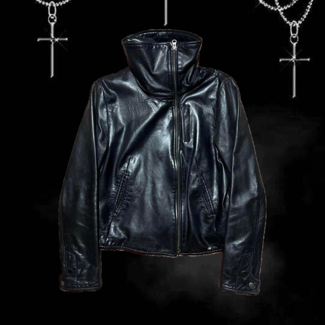 ekam似leather jacket y2k archive お兄系