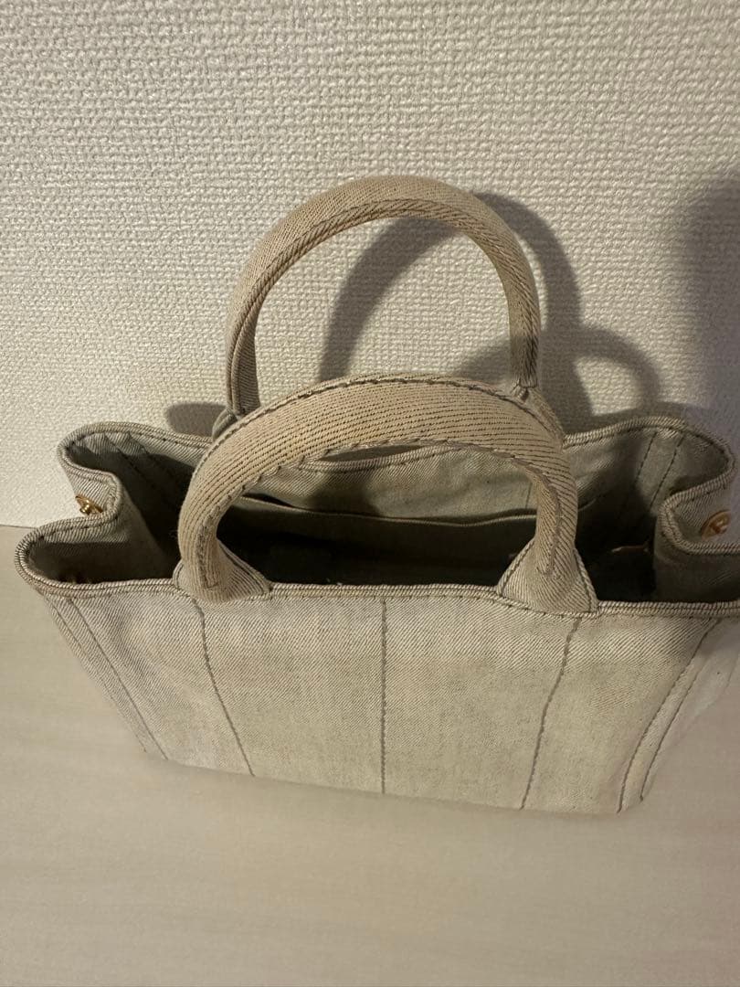 PRADA プラダ 2WAY デニム生地ショルダーバッグ