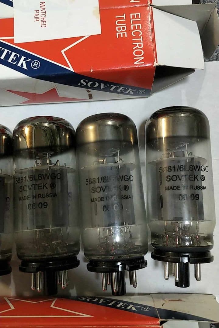 真空管 5881/6L6WGC 出力管 Sovtek製品 4本 [未使用 6L6/5881/KT66