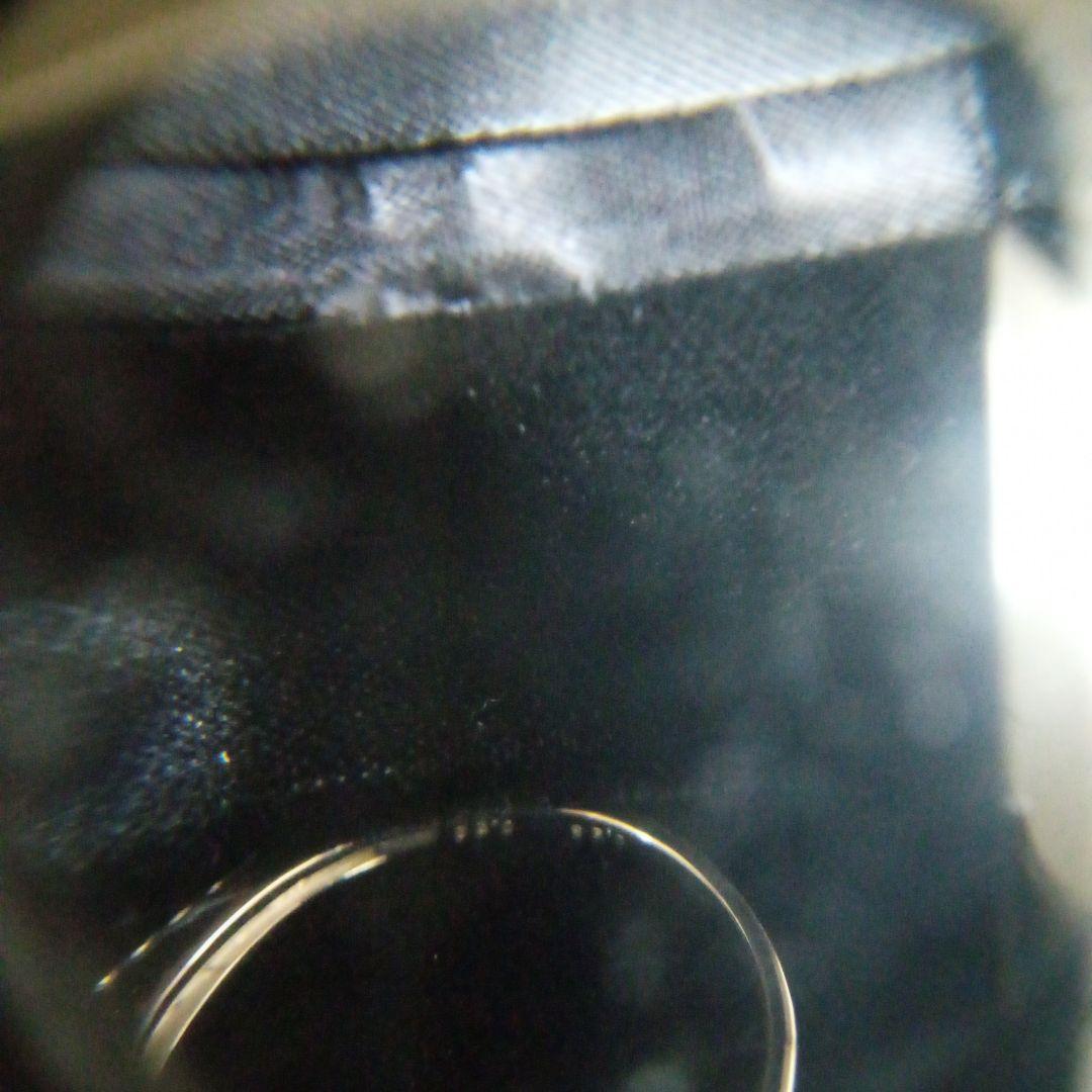 スクエア型ダイヤモンドPT900リング17号