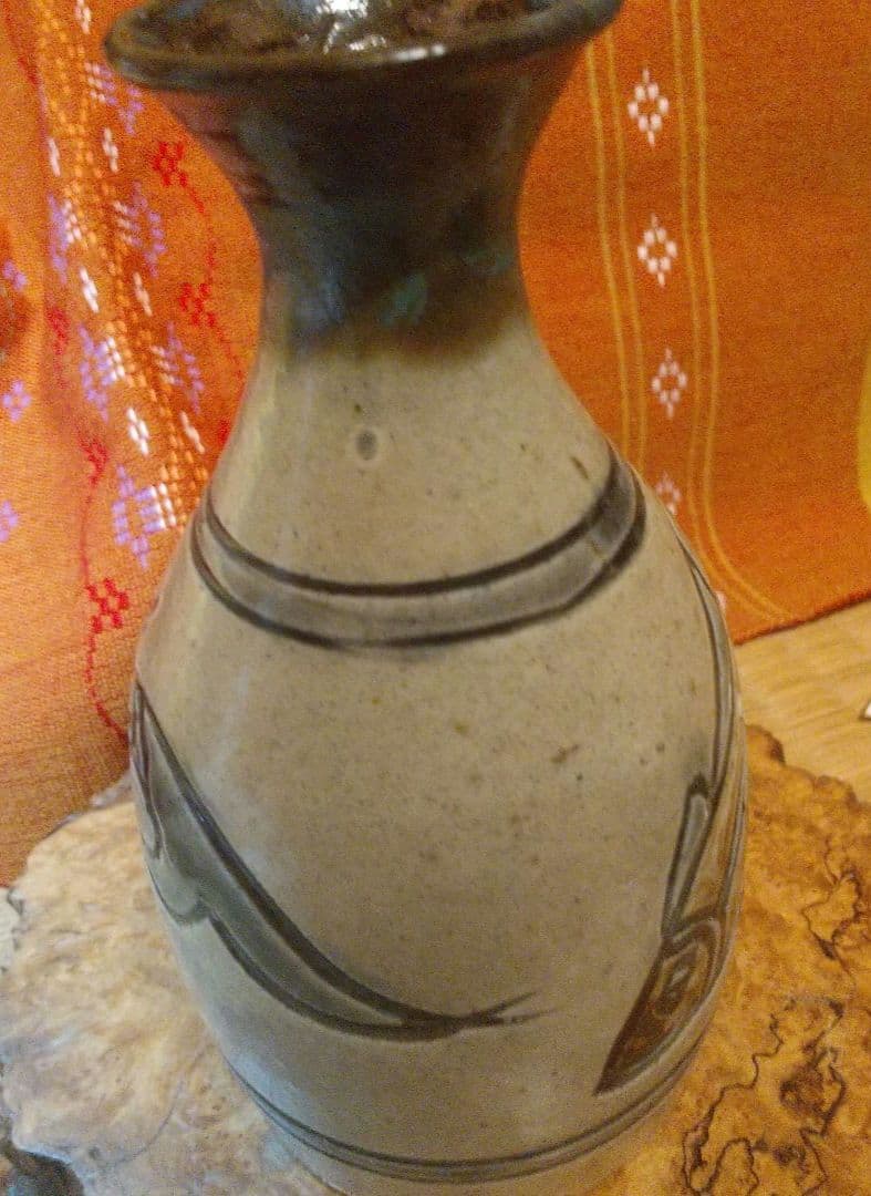 金城次郎】 魚紋徳利