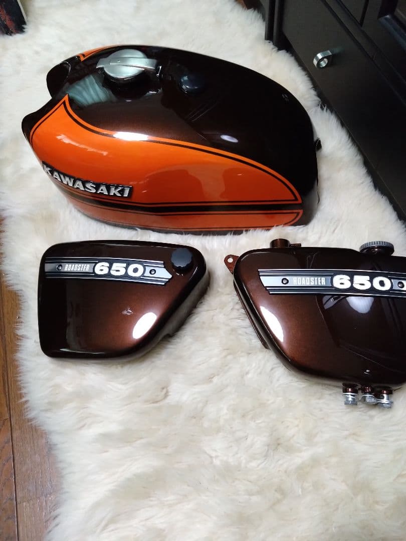カワサキ KZ900 Z750A4 外装セット タンク ダイヤモンド・ブラウン
