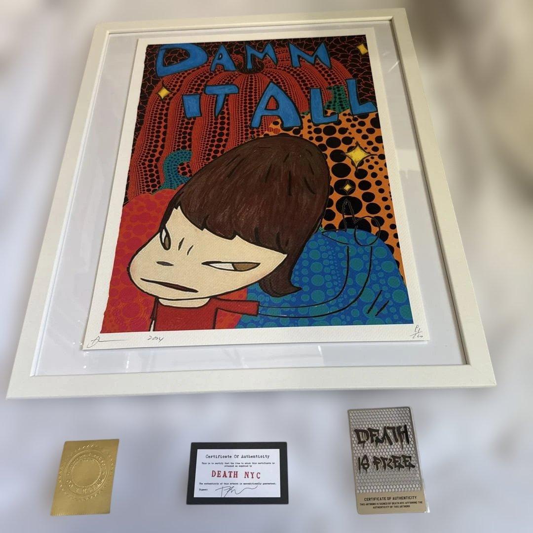 DEATH NYC 世界100枚限定 現代アートポスター 奈良美智 草間弥生