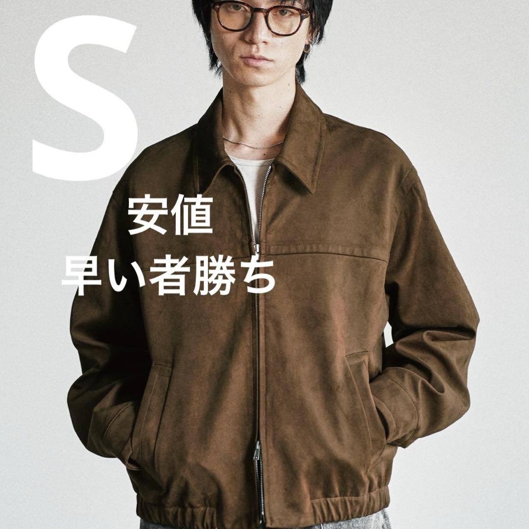 WYM LIDNM FAUX SUEDE ZIP BLOUSON Sサイズ - メルカリ