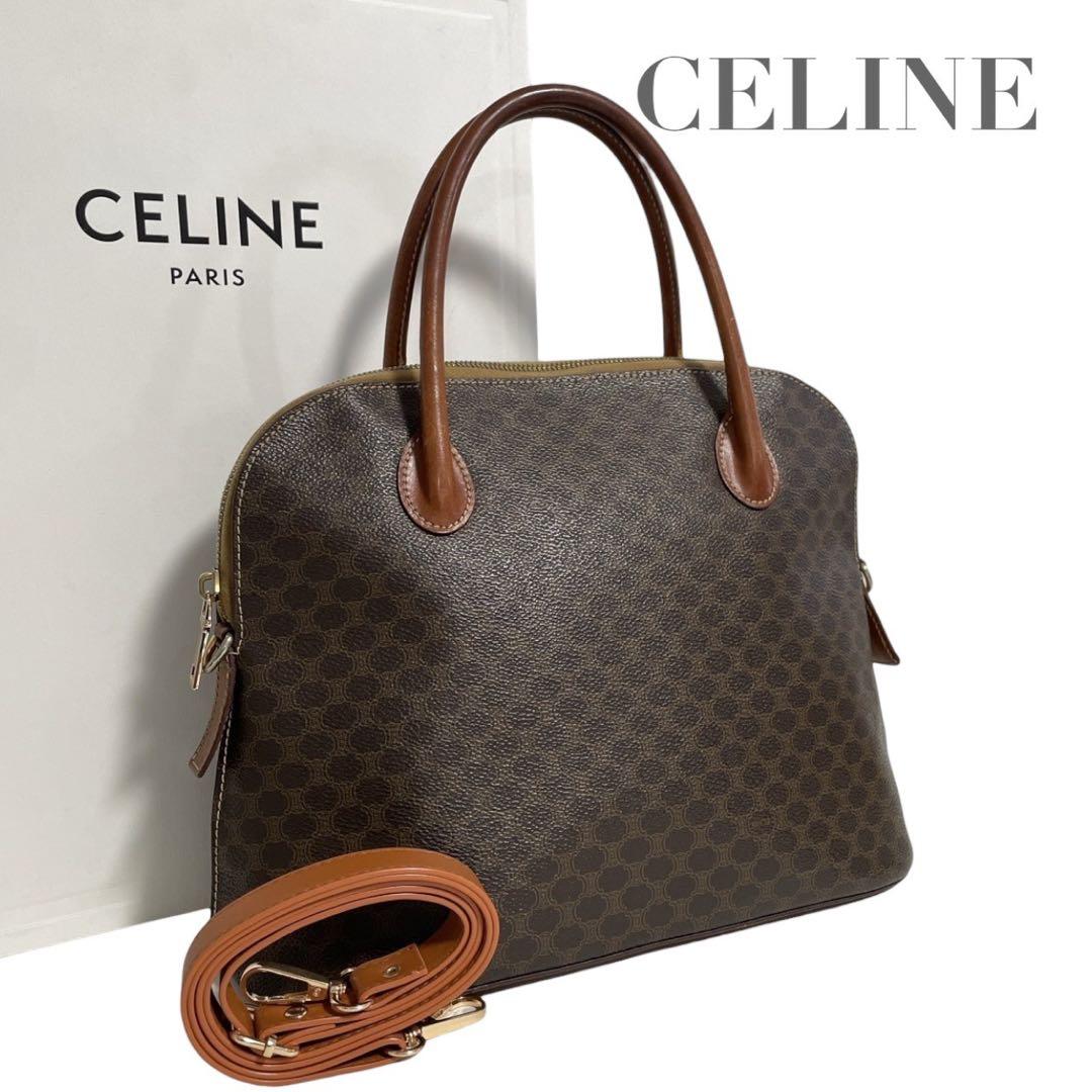 セリーヌ　2way ハンドバッグ　マカダム　ショルダーバッグ　5408