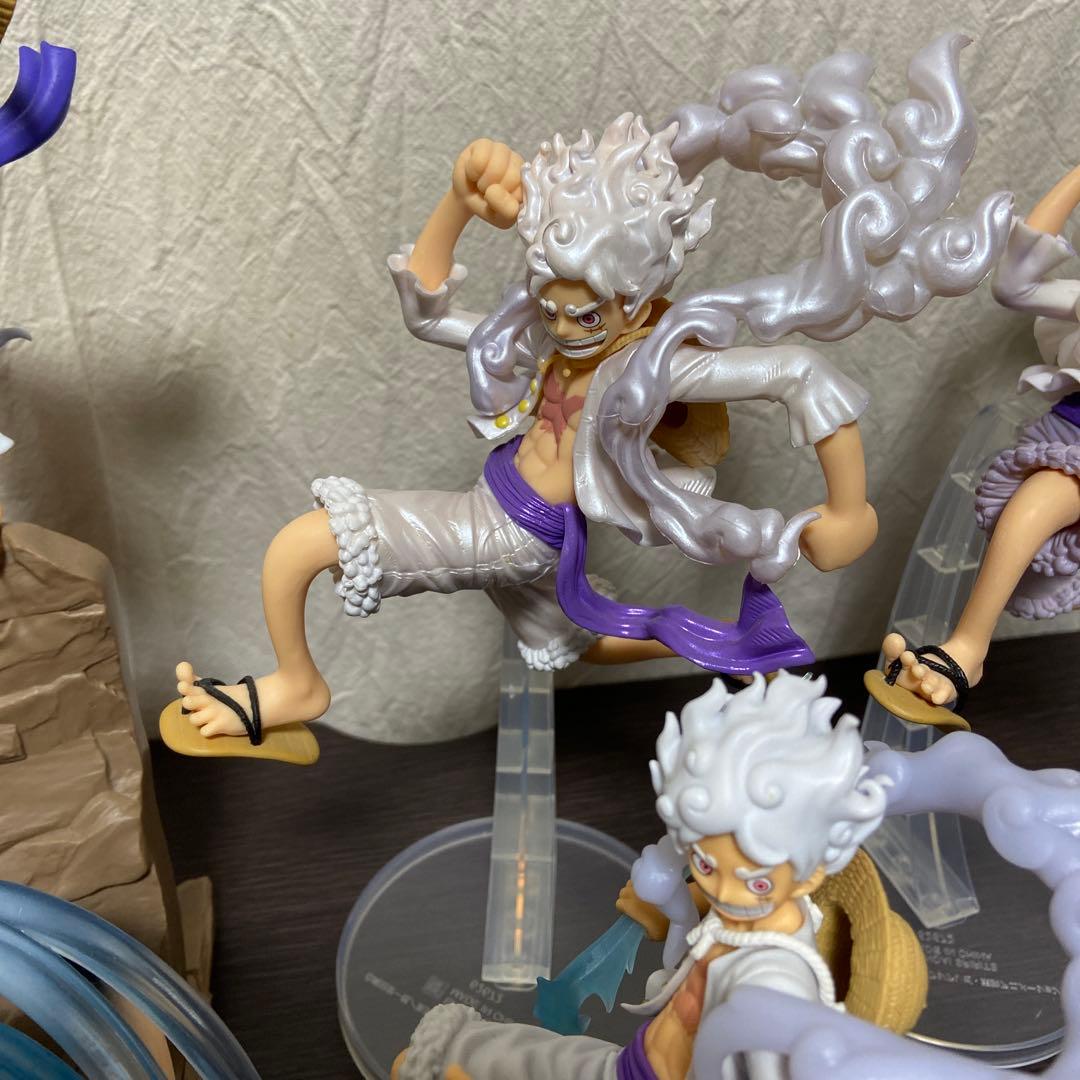 ワンピース フィギュア ニカ ルフィ 一番くじ プライズ セット売り 計12点