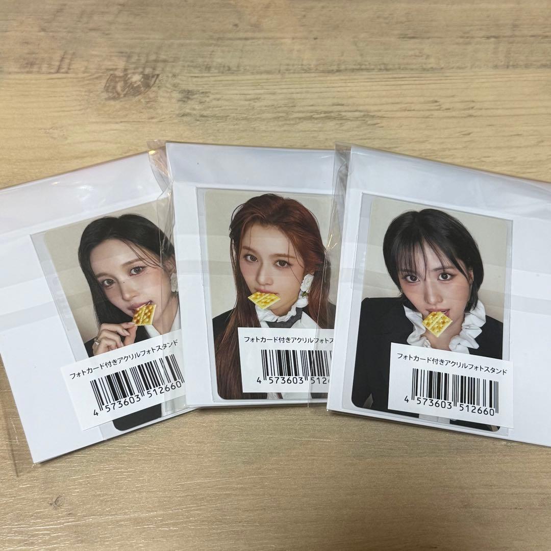 MISAMO PLAY JYP特典 3個セット フォトカード付きアクリルスタンド