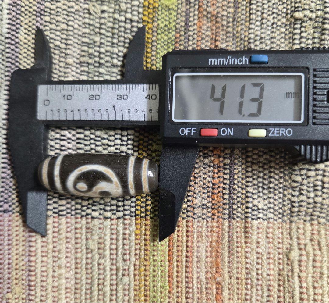 890 天珠　六字真言天珠　梵字　太極天珠　dzibeads　2個セット！