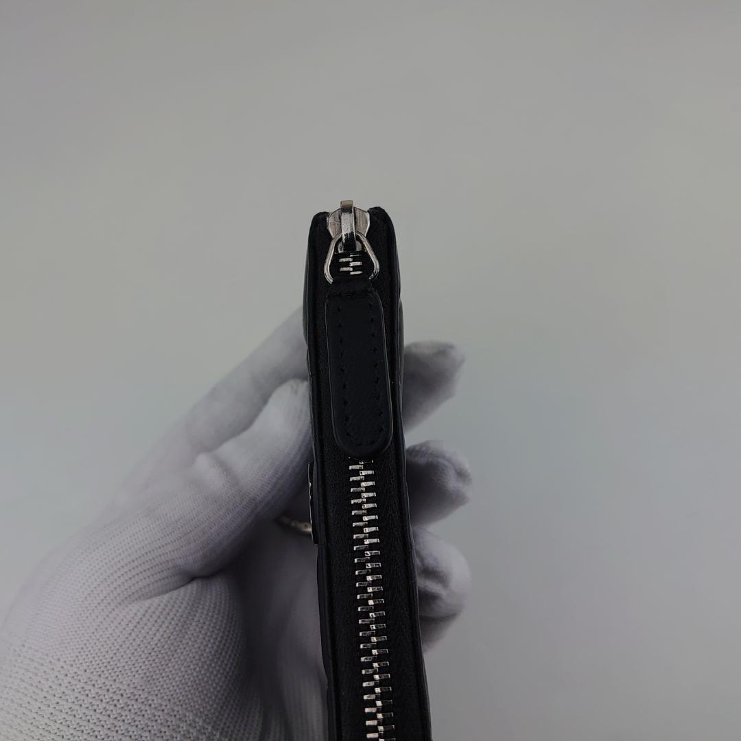 【美品】シャネル　カメリア　カードケース　L字ラウンドファスナー　1182