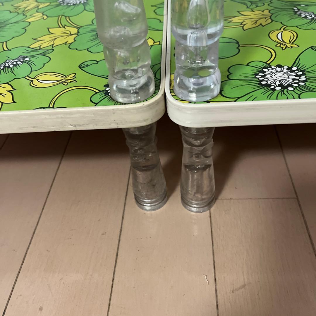 レトロポップ ラック 昭和 レトロ 花柄 気泡 緑 黄緑 昭和レトロな花柄