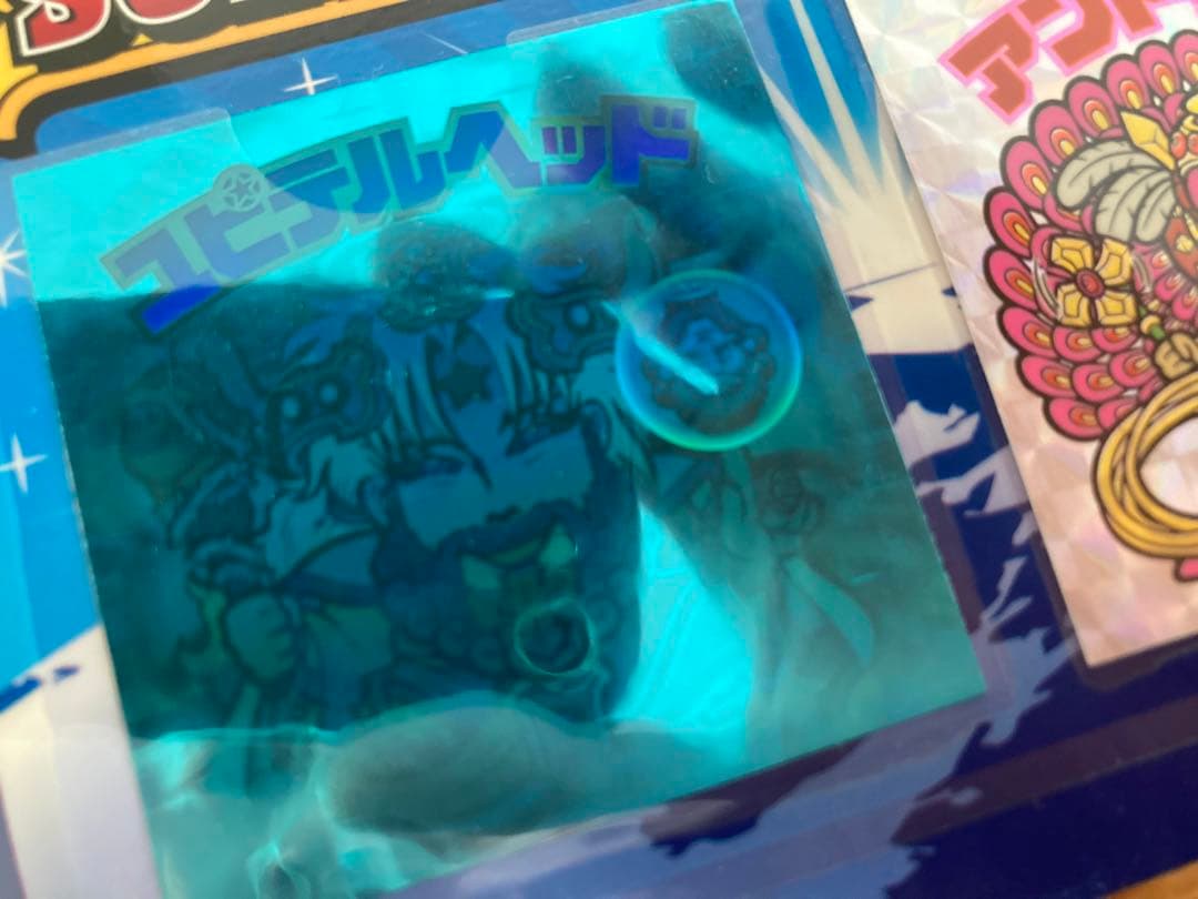 【希少】ビックリマン超元祖 スーパーヘッドシール ユピテルヘッド&ロココ 懸賞