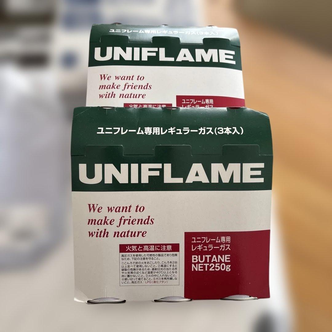 【新品未使用】★ガス６本付き★ユニフレーム　ツインバーナー