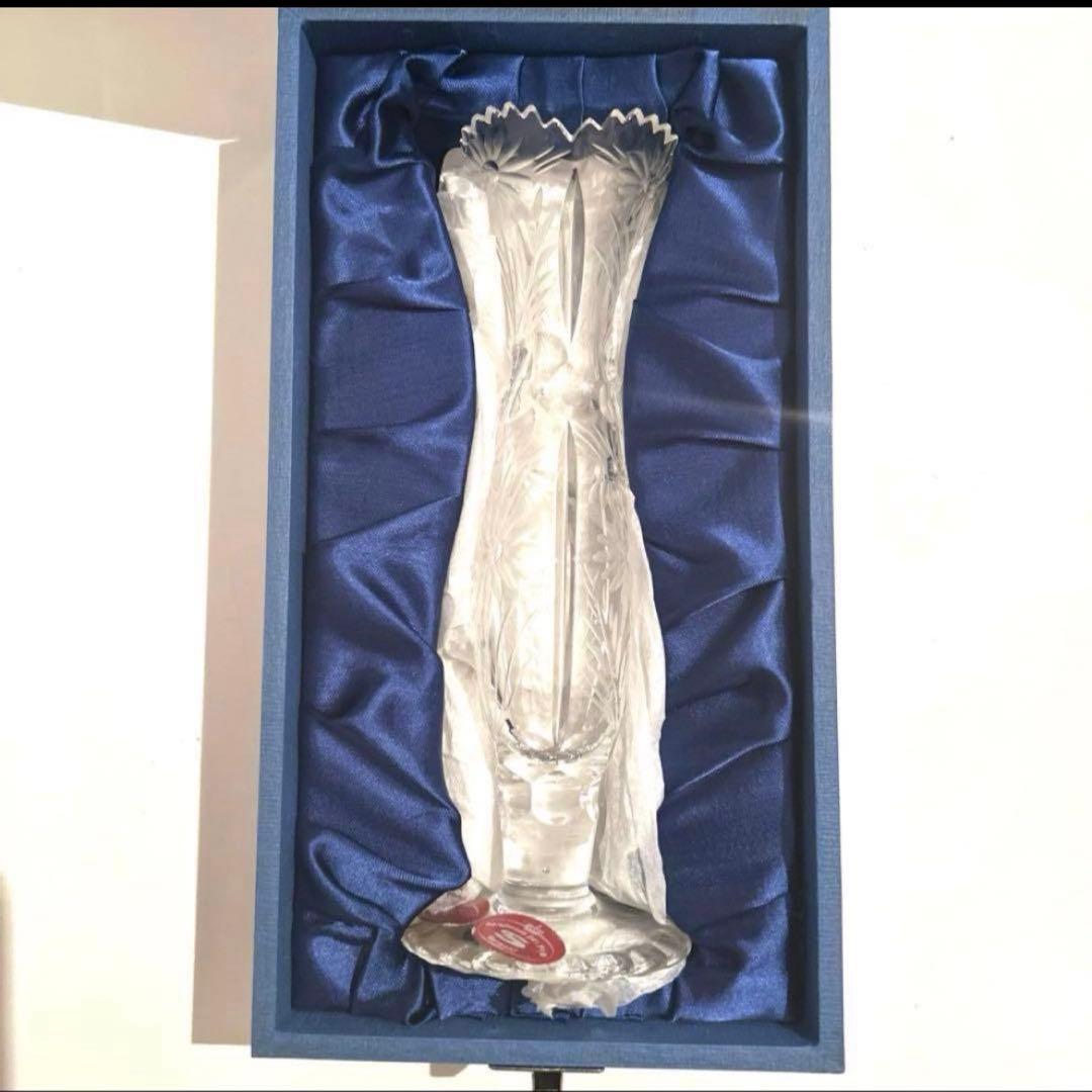 DRESDEN KRISTALL 花瓶 フラワーベース ドレスデンクリスタル - メルカリ