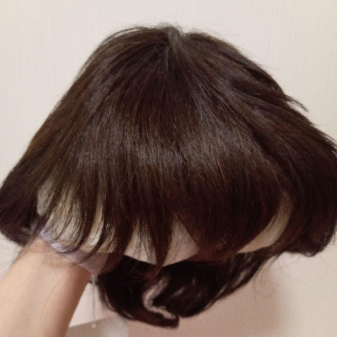 【タグ付】ラパンドアール リュネール ウィッグ 高級人毛使用 ナチュラルブラウン