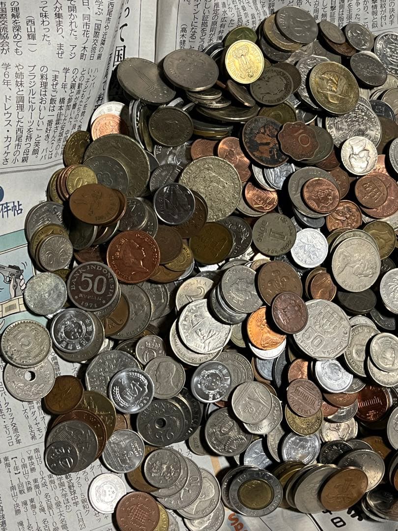 ゆ*う様 5.2kg 外国 硬貨 古銭 貨幣 まとめて 大量 素材用 アメ