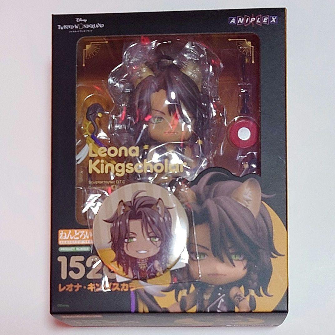 ツイステ ねんどろいど(未開封) レオナ・キングスカラー 特典缶バッジ