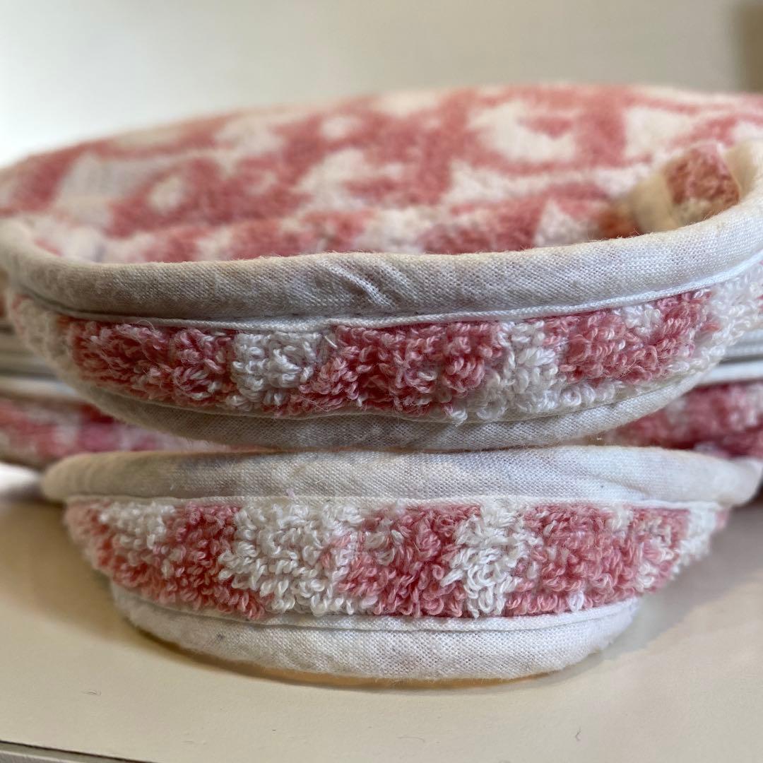 DIOR ピンク　パイル地　ミニボストンバッグ