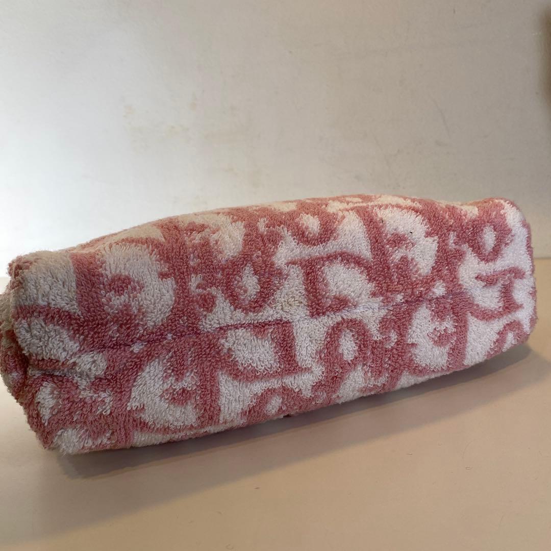 DIOR ピンク　パイル地　ミニボストンバッグ