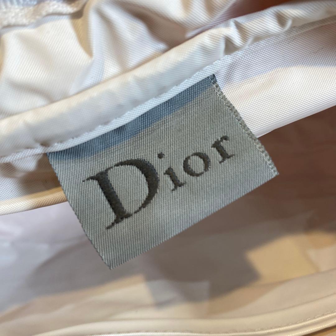 DIOR ピンク　パイル地　ミニボストンバッグ