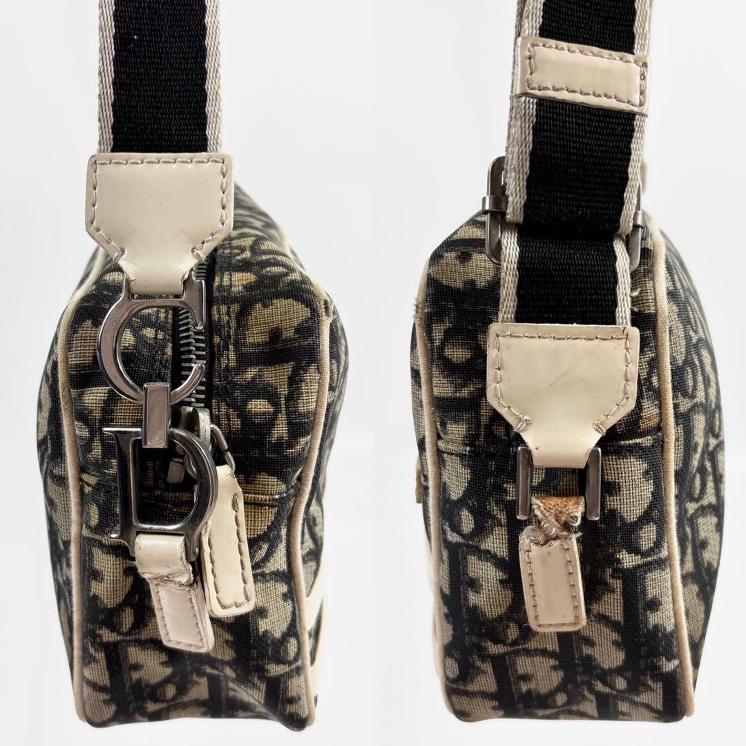 クリスチャンディオール ショルダーバッグ トロッター PVC パテントレザー