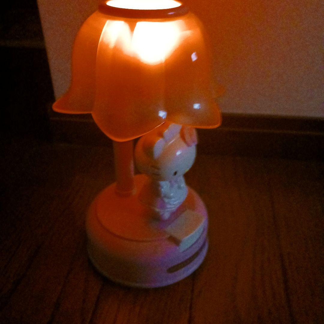 希少　レア　ハローキティ　メイドおじぎ　 ランプ ライト　ピンク　値下げ済み